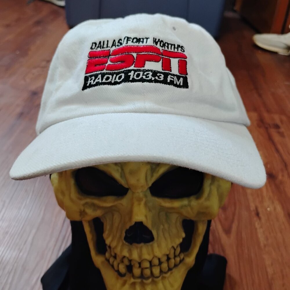 Vintage ESPN Radio Dallas Fort Worth Strap Hat Cap